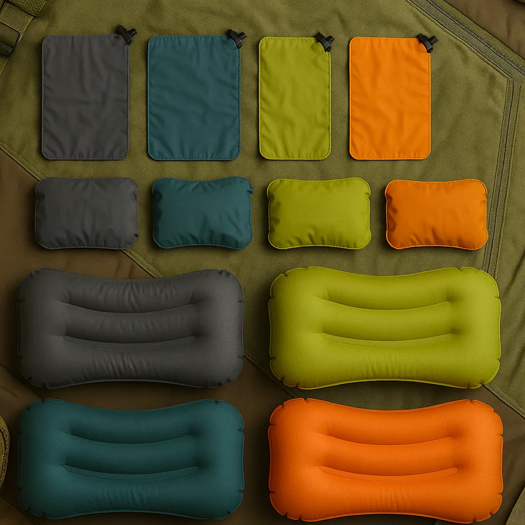 best backpacking pillows pack size demonstration