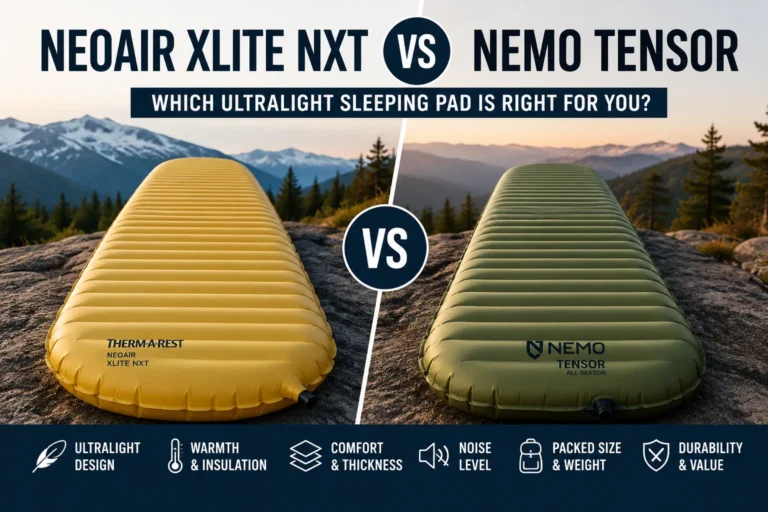 Therm-a-Rest NeoAir XLite NXT vs NEMO Tensor logo